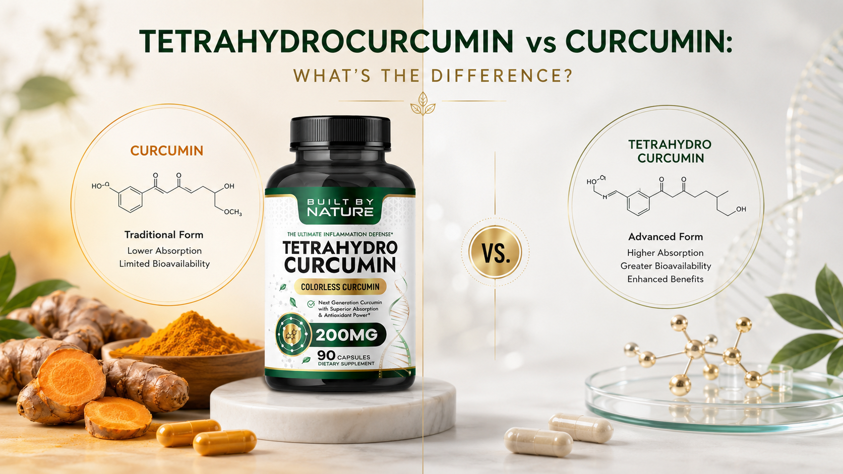 Tetrahydrocurcumin vs Curcumin: What’s the Difference?