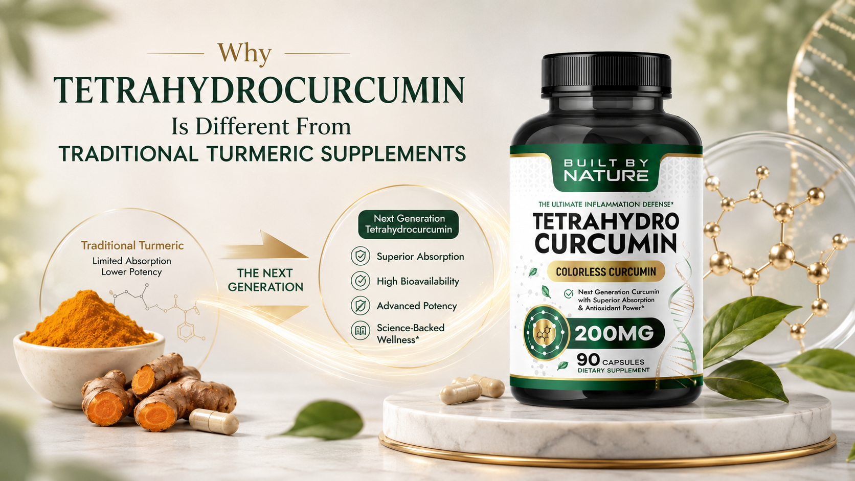 Why Tetrahydrocurcumin Is Different From Traditional Turmeric