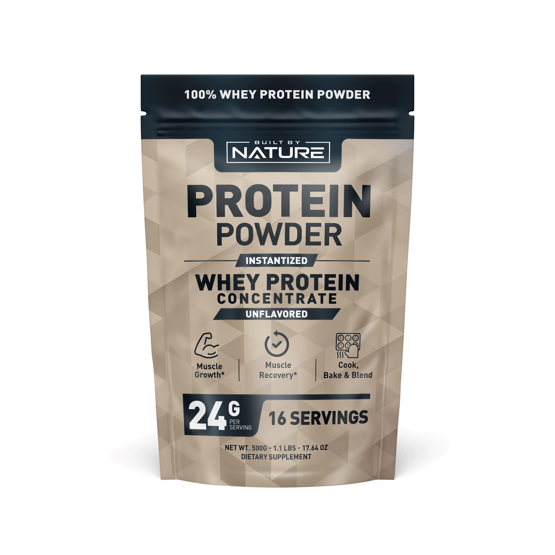 Unflavored Whey Protein Powder
