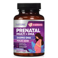 Built by Nature Prenatal Vitamins for Women - Multivitamin with DHA, Folic Acid, Vitamin C, B12, Iron & Omega-3 - Before, During & Post Pregnancy Supplement for Healthy Growth & Brain Development