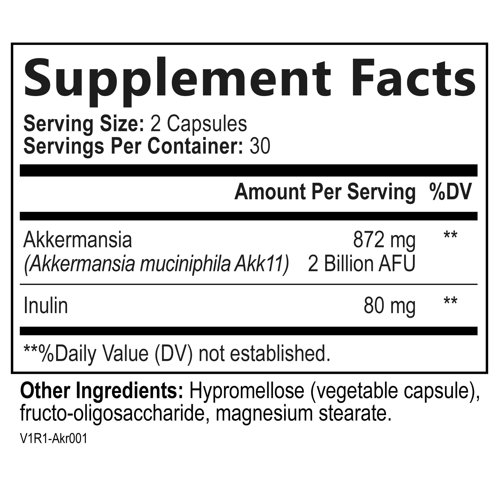 Built by Nature Akkermansia Muciniphila Probiotic Supplement – 2 Billion AFU - Supports GLP-1, Immune & Digestive Gut Health - 60 Delayed Release Capsules