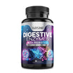 Digestive Enzymes for Optimal Digestive Health - Bromelain, Lactase, Lipase, Papain, Probiotics & Prebiotics - Relief from Bloating, Gas & Constipation, Gut Health & Immune Support - 60 Capsules