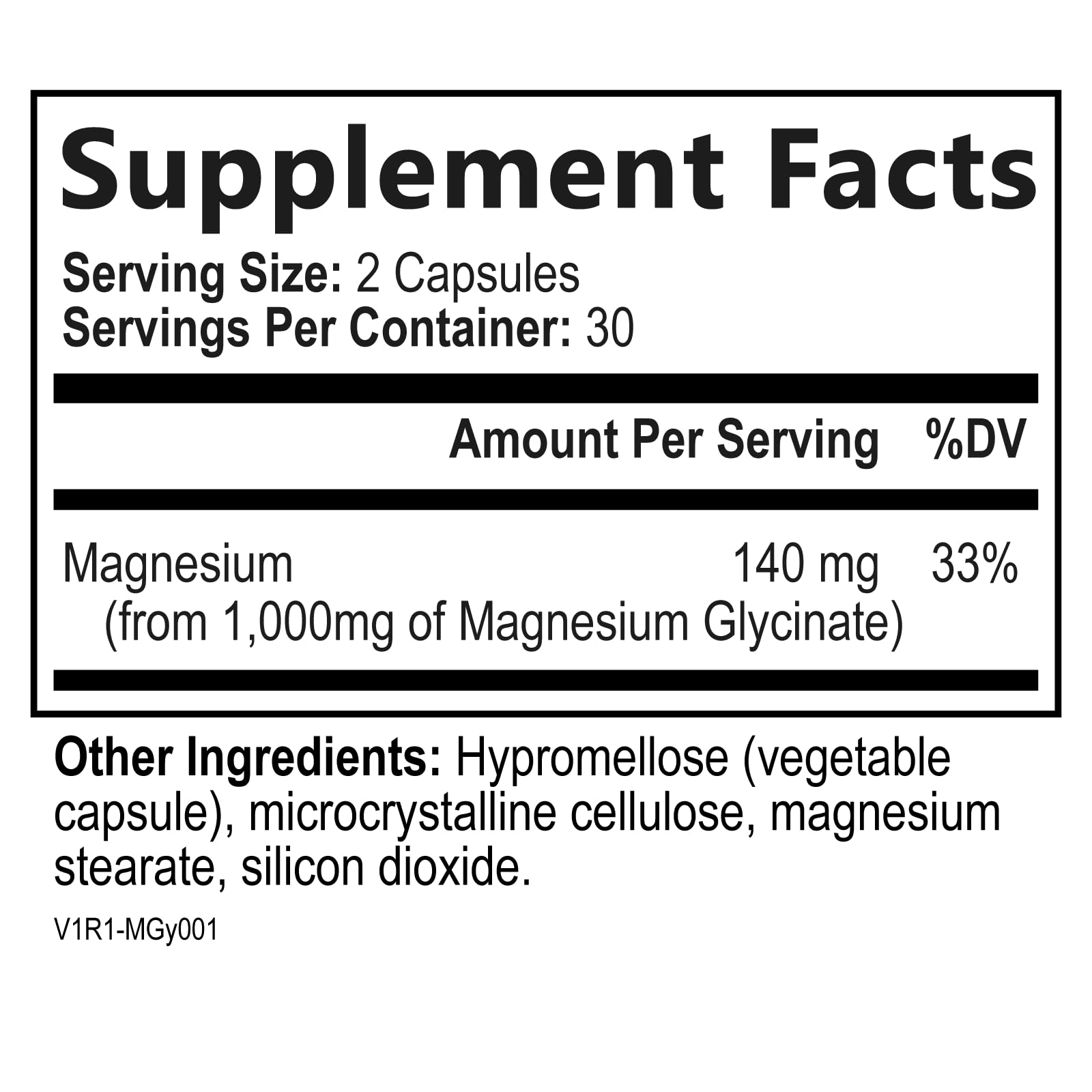 Built By Nature Magnesium Glycinate 1000mg – High Absorption Magnesium Supplement – 100% Chelated, Gentle on Stomach - Muscle, Heart, Bone & Relaxation Support - Non-GMO, Vegan