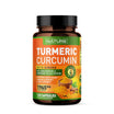 Turmeric Curcumin 1965mg with Ginger & BioPerine Black Pepper Extract - High Absorption 95% Curcuminoids for Joint & Antioxidant Support - Non-GMO, Gluten-Free, Vegan - 120 Herbal Supplement Capsules