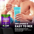 Creatine Monohydrate Powder – Micronized Creatine for Men & Women – Pure Monohydrate Creatina Suplemento – Muscle Strength, Performance & Recovery – 100 Servings, 500 Grams, Unflavored