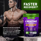Creatine Monohydrate Powder – Micronized Creatine for Men & Women – Pure Monohydrate Creatina Suplemento – Muscle Strength, Performance & Recovery – 100 Servings, 500 Grams, Unflavored